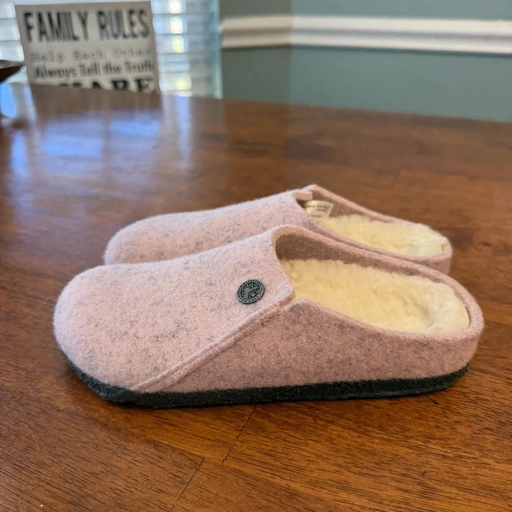 Birkenstock Zermatt Shearling Wool Felt Clog size 2